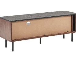 Säilytys<Beliani Tv-Taso Kaappi Laatikko Tumma Puu/Musta Jose