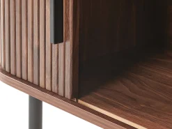 Säilytys<Beliani Tv-Taso Kaappi Laatikko Tumma Puu/Musta Jose