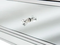 Säilytys<Beliani Tv-Taso Peililasi 2 Laatikkoa Hopea Nicea