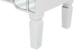 Säilytys<Beliani Tv-Taso Peililasi 2 Laatikkoa Hopea Nicea