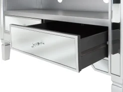 Säilytys<Beliani Tv-Taso Peililasi 2 Laatikkoa Hopea Nicea