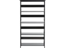 Shop Beliani Tyohuonesetti 2 Osaa Tumma Puu/Musta Foster/Casco