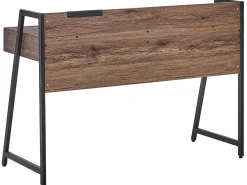 Säilytys<Beliani Tyohuonesetti 2 Osaa Tumma Puu/Musta Foster/Harwich