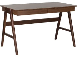 Säilytys<Beliani Tyohuonesetti 2 Osaa Tumma Puu/Musta Foster/Sheslay