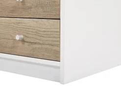 Lastenhuone<Beliani Tyopoyta 5 Laatikkoa Hylly Vaalea Puu/Valkoinen 140 X 60 Cm Heber