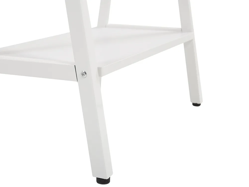 Lastenhuone<Beliani Tyopoyta 5 Laatikkoa Hylly Vaalea Puu/Valkoinen 140 X 60 Cm Heber