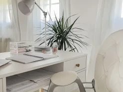 Lastenhuone<Beliani Tyopoyta 4 Laatikkoa Hylly Valkoinen 110 X 55 Cm Levin