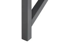 Online Beliani Tyopoyta 2 Laatikkoa Musta 117 X 57 Cm Moriton