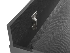 Lastenhuone<Beliani Tyopoyta 2 Laatikkoa Musta/Vaalea Puu 120 X 60 Cm Jena