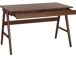 Lastenhuone<Beliani Tyopoyta 2 Laatikkoa Tumma Puu 120 X 70 Cm Sheslay