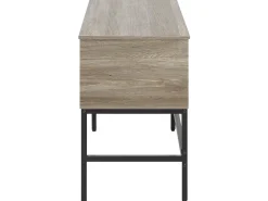 Cheap Beliani Tyopoyta 2 Laatikkoa Vaalea Puu/Musta 120 X 48 Cm Grant