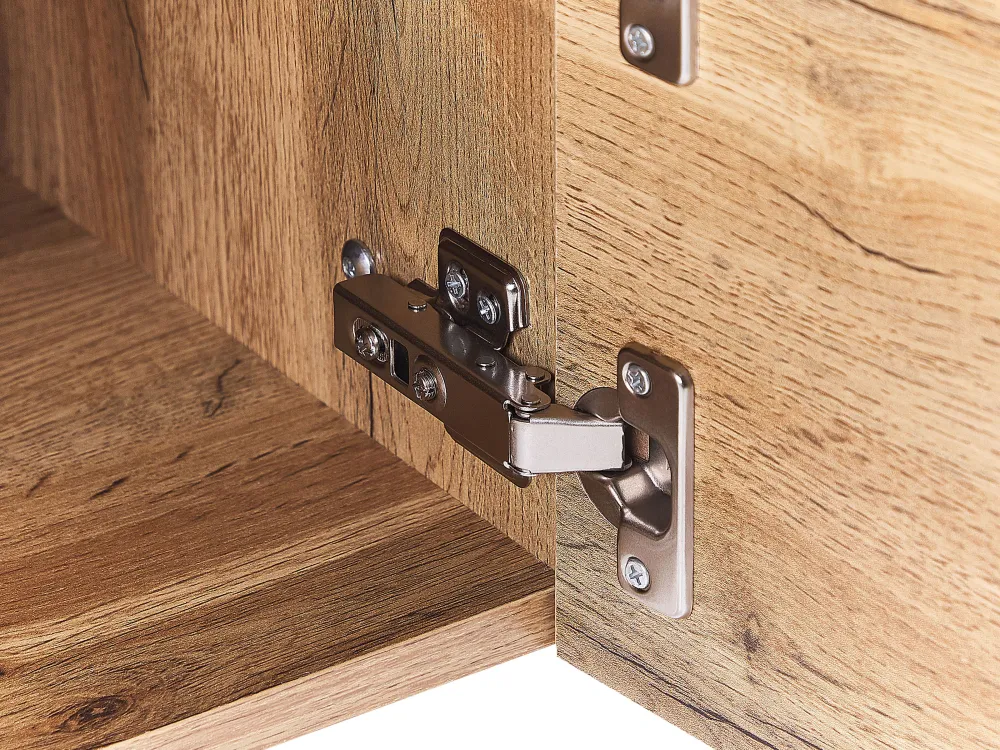 Lastenhuone<Beliani Tyopoyta Laatikko Kaappi Vaalea Puu/Valkoinen 120 X 60 Cm Ashland