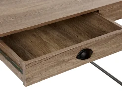 Outlet Beliani Tyopoyta Laatikko Tumma Puu/Musta 120 X 60 Cm Casco