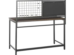 Lastenhuone<Beliani Tyopoyta Muistitaulu Tumma Puu/Musta 118 X 60 Cm Vince