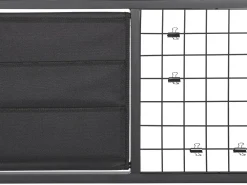 Lastenhuone<Beliani Tyopoyta Muistitaulu Tumma Puu/Musta 118 X 60 Cm Vince