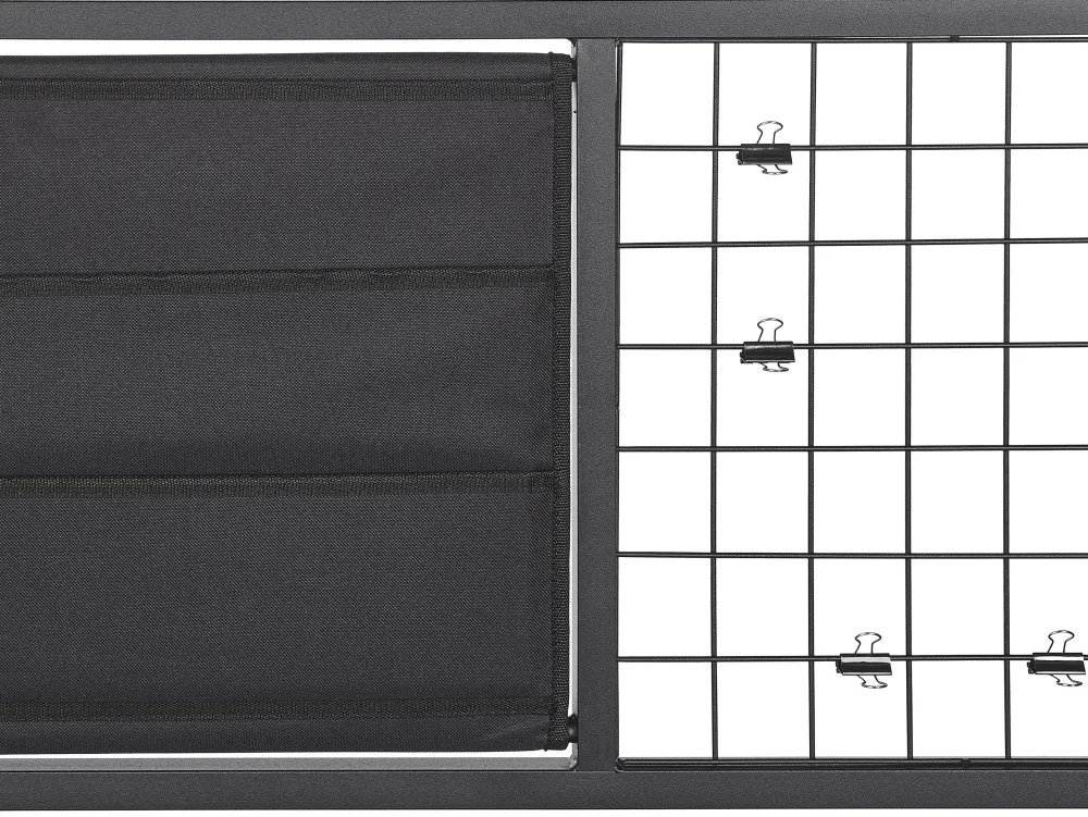 Lastenhuone<Beliani Tyopoyta Muistitaulu Tumma Puu/Musta 118 X 60 Cm Vince