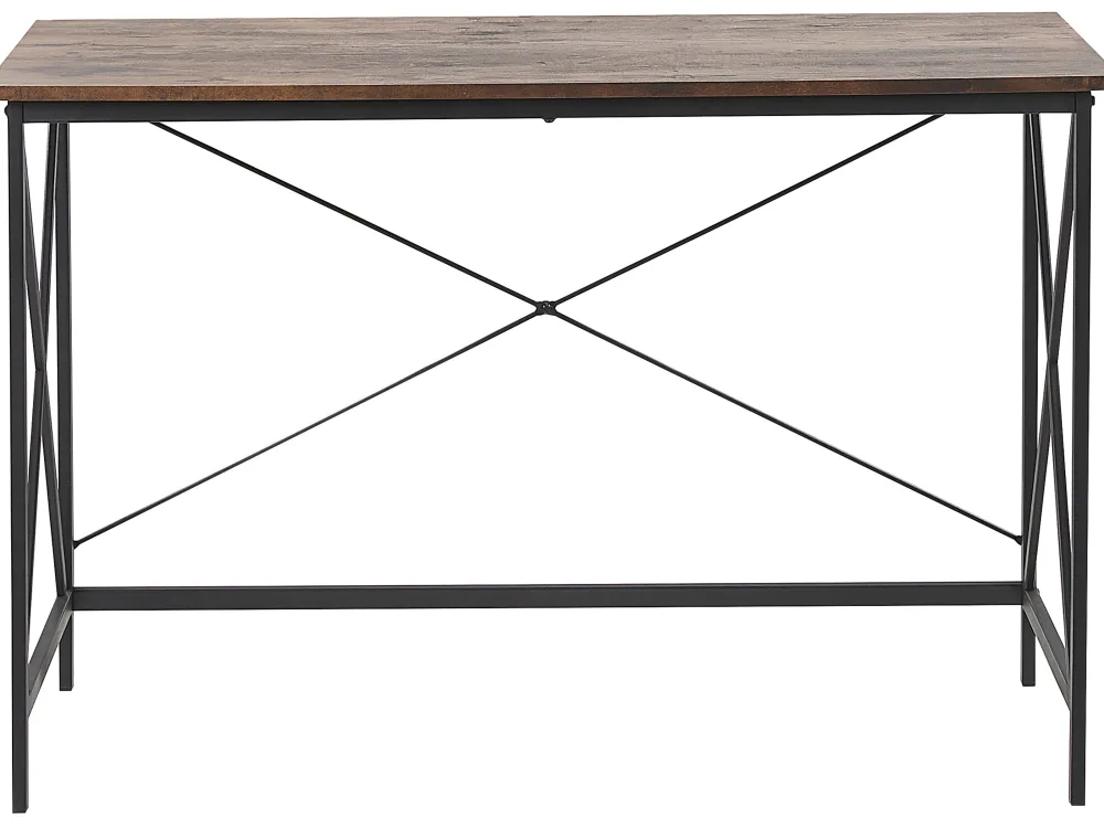 Lastenhuone<Beliani Tyopoyta Tumma Puu/Musta 115 X 60 Cm Futon