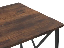 Lastenhuone<Beliani Tyopoyta Tumma Puu/Musta 115 X 60 Cm Futon