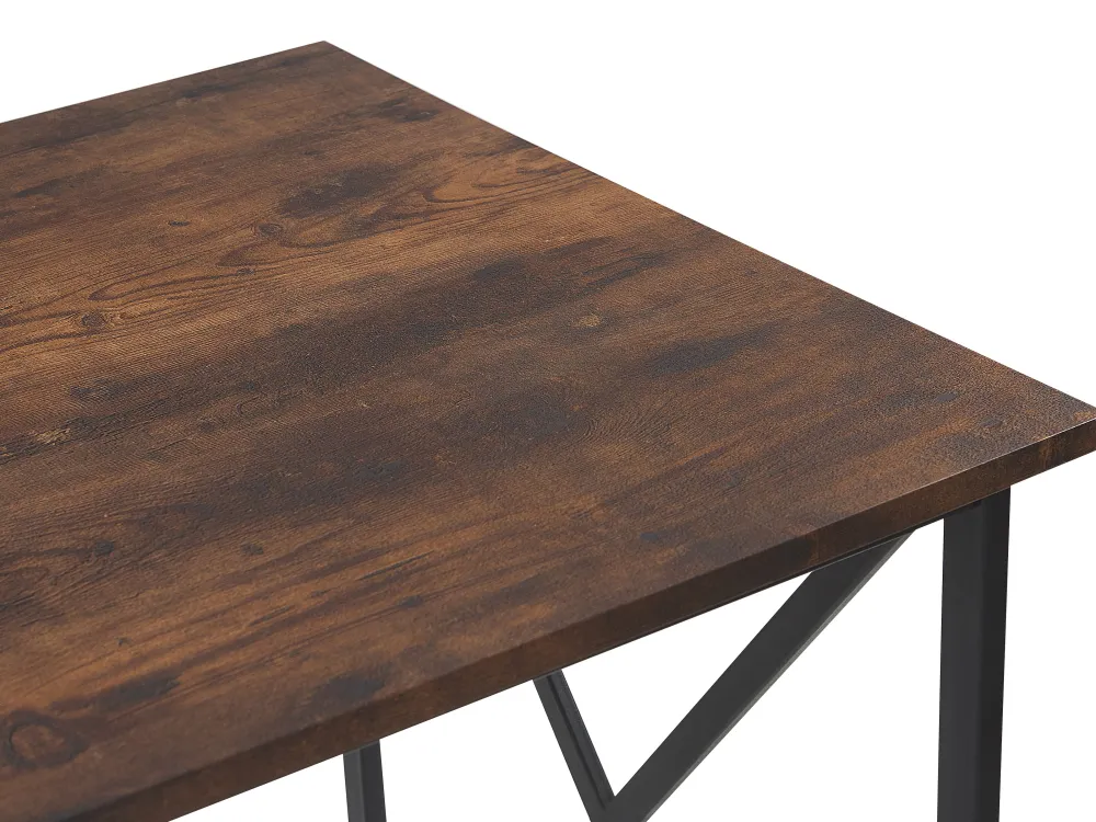 Lastenhuone<Beliani Tyopoyta Tumma Puu/Musta 115 X 60 Cm Futon