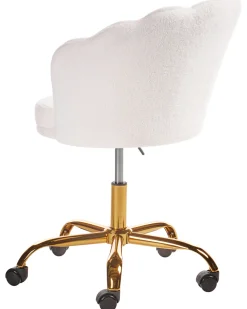 Tuolit<Beliani Tyotuoli Buklee Valkoinen Monticello Ii