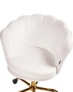 Tuolit<Beliani Tyotuoli Buklee Valkoinen Monticello Ii