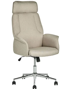 Tuolit<Beliani Tyotuoli Kangas Beige Pilot