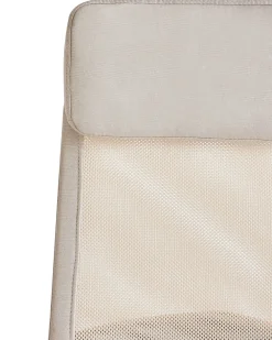 Outlet Beliani Tyotuoli Kangas Beige Pioneer