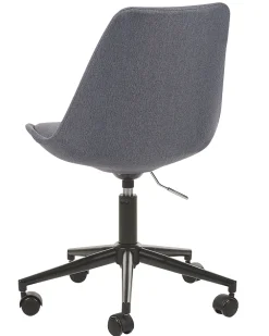 Tuolit<Beliani Tyotuoli Kangas Grafiitinharmaa Dakota