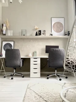 Lastenhuone<Beliani Tyotuoli Kangas Harmaa Pilot