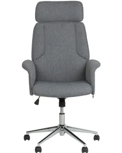 Lastenhuone<Beliani Tyotuoli Kangas Harmaa Pilot