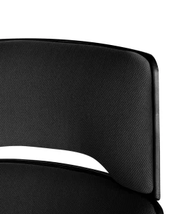 Shop Beliani Tyotuoli Kangas Musta Grandiose