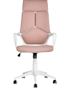 Discount Beliani Tyotuoli Kangas Persikka/Valkoinen Delight