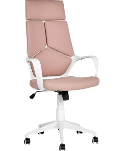 Discount Beliani Tyotuoli Kangas Persikka/Valkoinen Delight