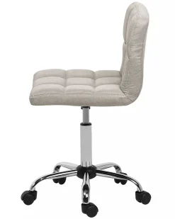 Lastenhuone<Beliani Tyotuoli Kangas Vaalea Beige Marion