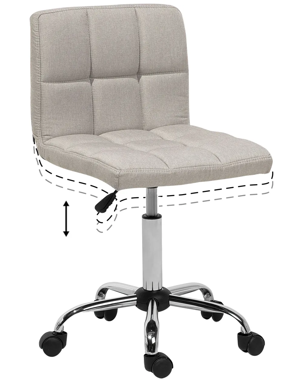 Lastenhuone<Beliani Tyotuoli Kangas Vaalea Beige Marion