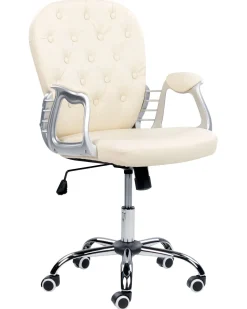 Clearance Beliani Tyotuoli Keinonahka Beige Princess