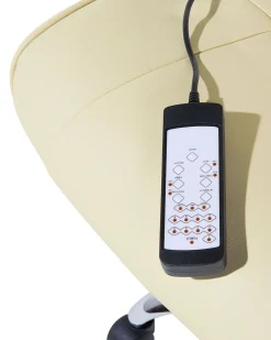 Tuolit<Beliani Tyotuoli Keinonahka Hierova Vaalea Beige Comfort Ii