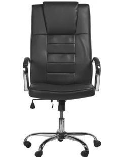 Online Beliani Tyotuoli Keinonahka Hierova Musta Grandeur