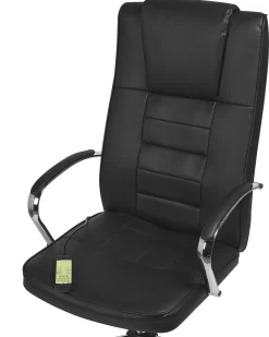 Online Beliani Tyotuoli Keinonahka Hierova Musta Grandeur