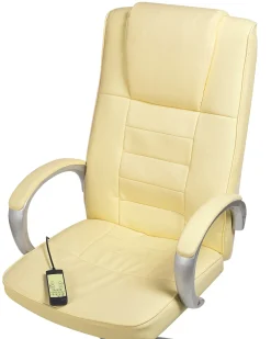 New Beliani Tyotuoli Keinonahka Hierova Beige Grandeur Ii