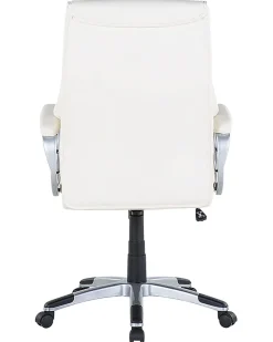 Tuolit<Beliani Tyotuoli Keinonahka Luonnonvalkoinen Triumph