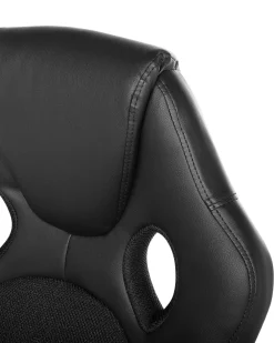 Online Beliani Tyotuoli Keinonahka Musta Fighter