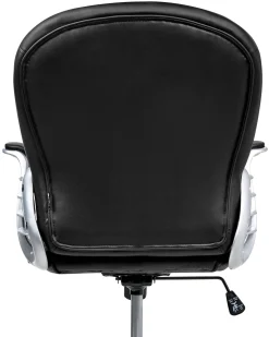 Tuolit<Beliani Tyotuoli Keinonahka Musta Princess