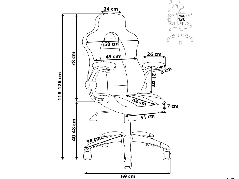 Lastenhuone<Beliani Tyotuoli Keinonahka Musta Dean