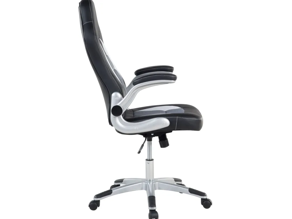 Lastenhuone<Beliani Tyotuoli Keinonahka Musta Dean