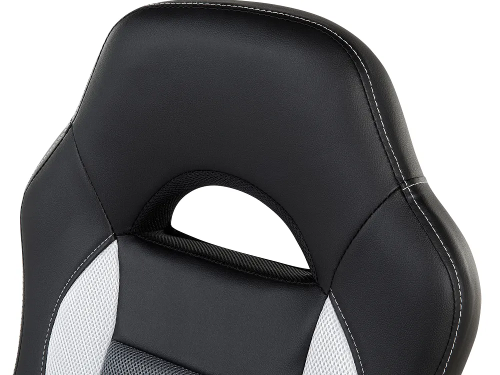 Lastenhuone<Beliani Tyotuoli Keinonahka Musta Dean