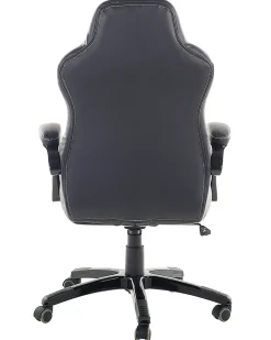 Cheap Beliani Tyotuoli Keinonahka Musta/Tummanruskea Prince