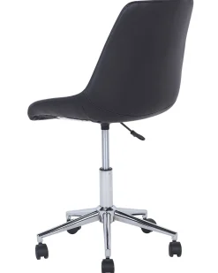 Lastenhuone<Beliani Tyotuoli Keinonahka Musta Maribel