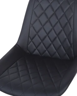 Lastenhuone<Beliani Tyotuoli Keinonahka Musta Maribel