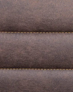 Tuolit<Beliani Tyotuoli Keinonahka Musta/Ruskea Supreme